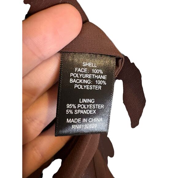 Lovers and friends Ana Faux Leather Mini Skirt Party Sexy Edgy Chic Evening XS - Picture 9 of 9